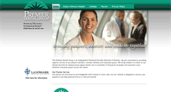 Desktop Screenshot of premier-dental.com